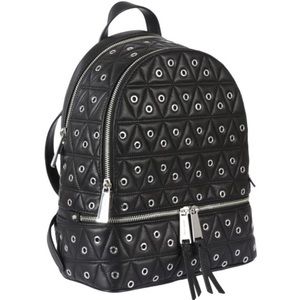 Michael Kohrs Rhea ZIP quilted eyelet backpack